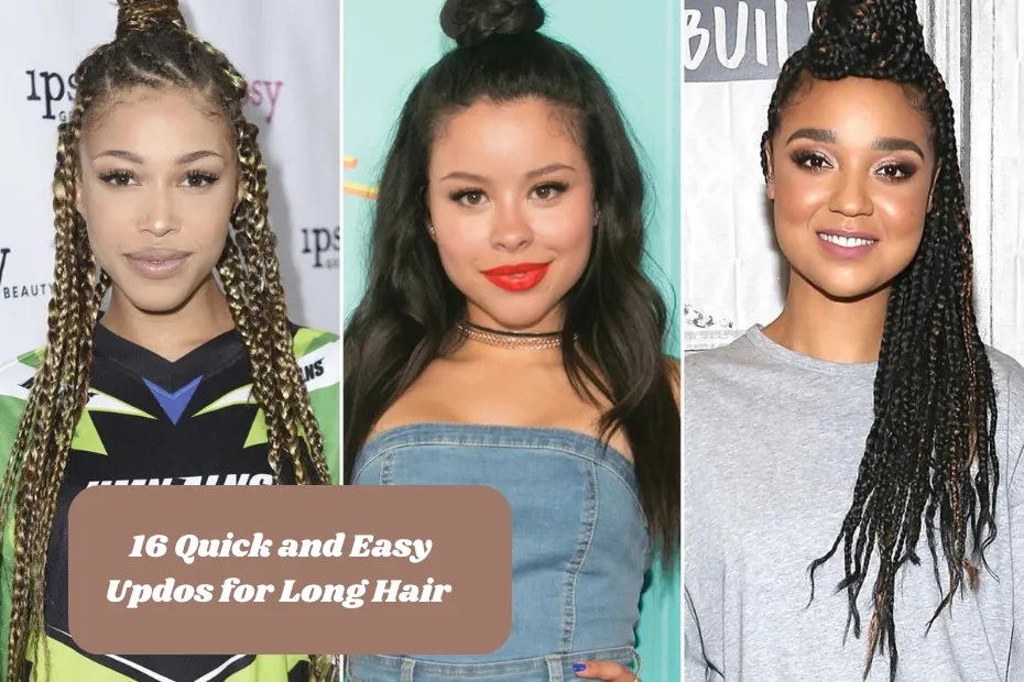 16 Quick and Easy Updos for Long Hair